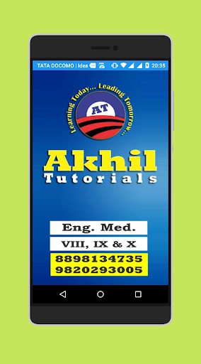 Android application Akhil Tutorials screenshort