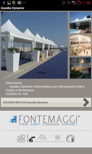 Android application Fontemaggi screenshort