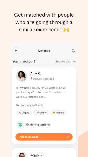 Android application BounceBack screenshort