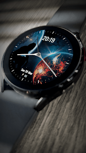 Classic Space 02 Watch face
