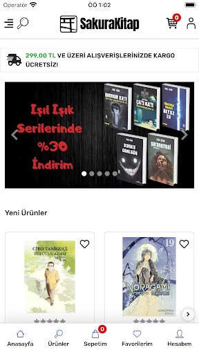 Android application Sakura Kitap screenshort