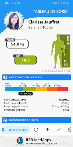 Aperçu de l'application