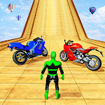 Cover Image of ダウンロード バイクジャンプ＆オートバイレースゲーム  APK
