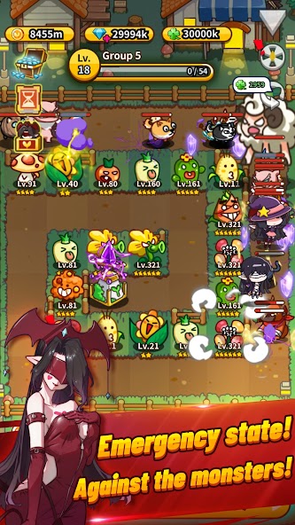 Idle Defense II: Garden War 1.6 APK + Mod (Unlimited money / Free purchase / Invincible) for Android