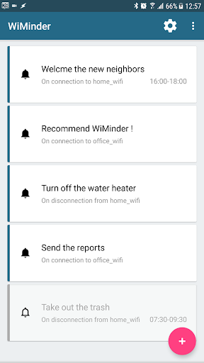 Screenshot of WiMinder