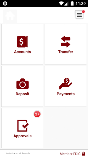 Brickyard Bank Business Screen 3
