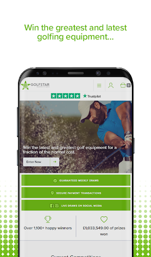 GolfStar Competitions Screen 2