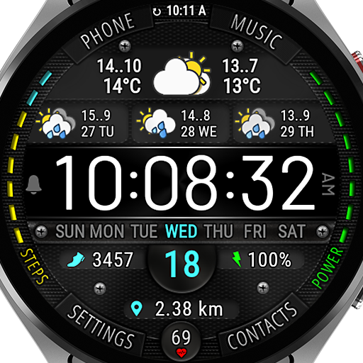 Weather watch face W4 Download on Windows
