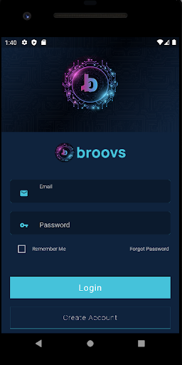 Android application Broovs Wallet screenshort
