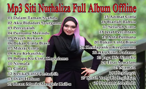 Lagu Siti Nurhallizah Offline