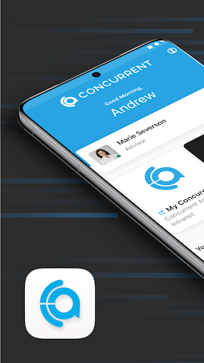 Android application Concurrent Advisors Portal screenshort