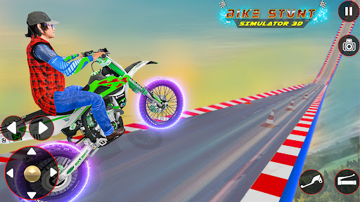 Bike Stunt 3D Simulator Games Screen 3