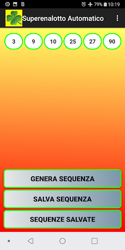 Superenalotto Automatico Screen 2