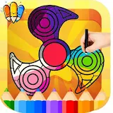 ?? Fidget Spinner Game Coloring Book Pages: free icon