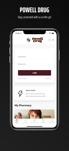 Android application Powell Drug screenshort