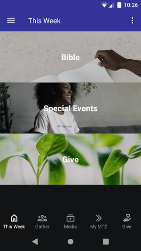 Android application Mt. Zion Kalamazoo screenshort