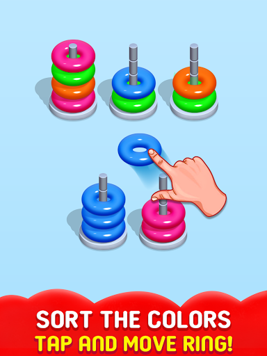 Hoop Sort Stack Puzzle - Color Sort - Stack Sort 1.4 screenshots 6