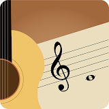 Musical Notes Training for Guitar icon