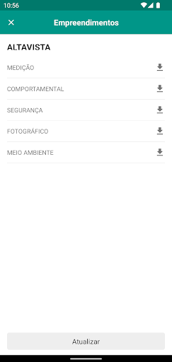 Android application Produção v2 screenshort