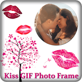 Kiss GIF Photo Frame Editor icon