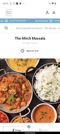 Android application The Mirch Massala screenshort