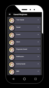 Screenshot 1 Tonos de llamadas Kawaii android