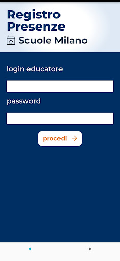 Android application scmi rilevazionepresenze screenshort