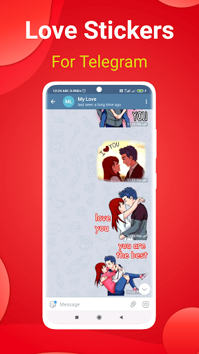 Love Stickers For Signal, WhatsApp  Telegram
