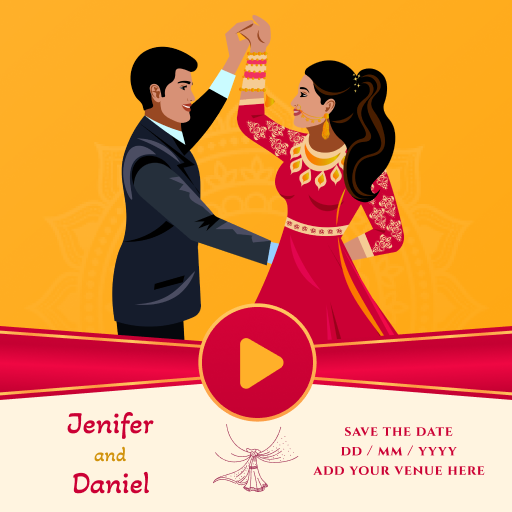 Invitation Card & Video Maker Logo