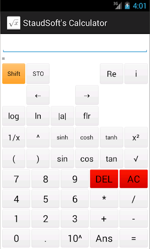Android application StaudSoft's Calculator screenshort