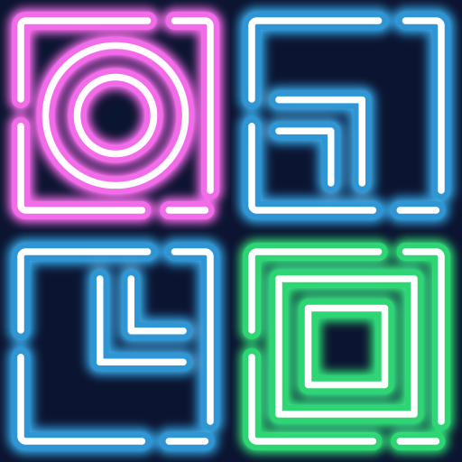 One line Puzzle LineConnect logo