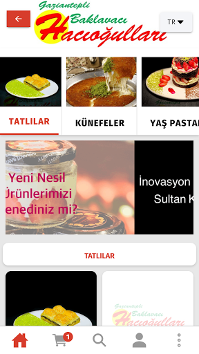 Android application Baklavam screenshort