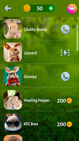 Game screenshot Fake Call: Bunny apk download