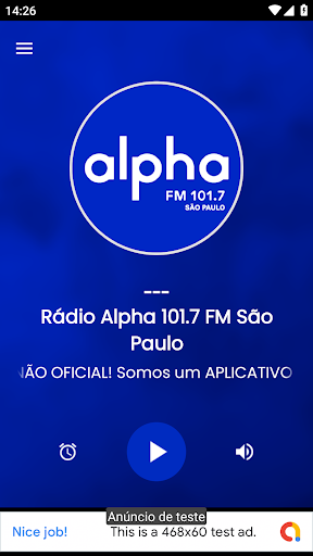 Rádio Alpha 101.7 FM São Paulo Screen 2