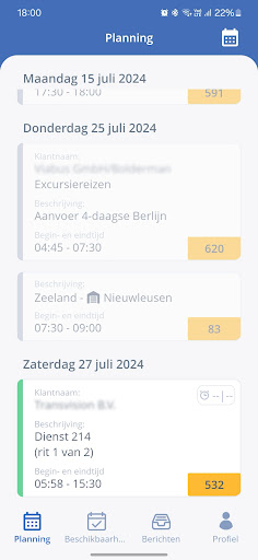 Gebo chauffeur Screen 2