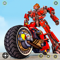 Bike Robot Car Game: Police Robot Transform Games