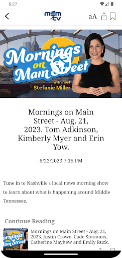 Main Street Media TV Mobile Screen 2
