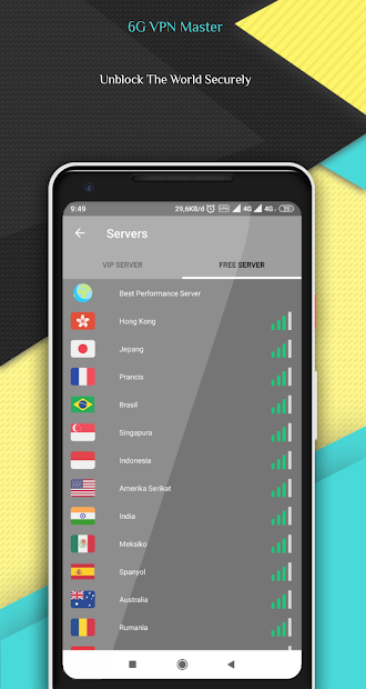 Capture 5 VPN 1 - Fast Internet android