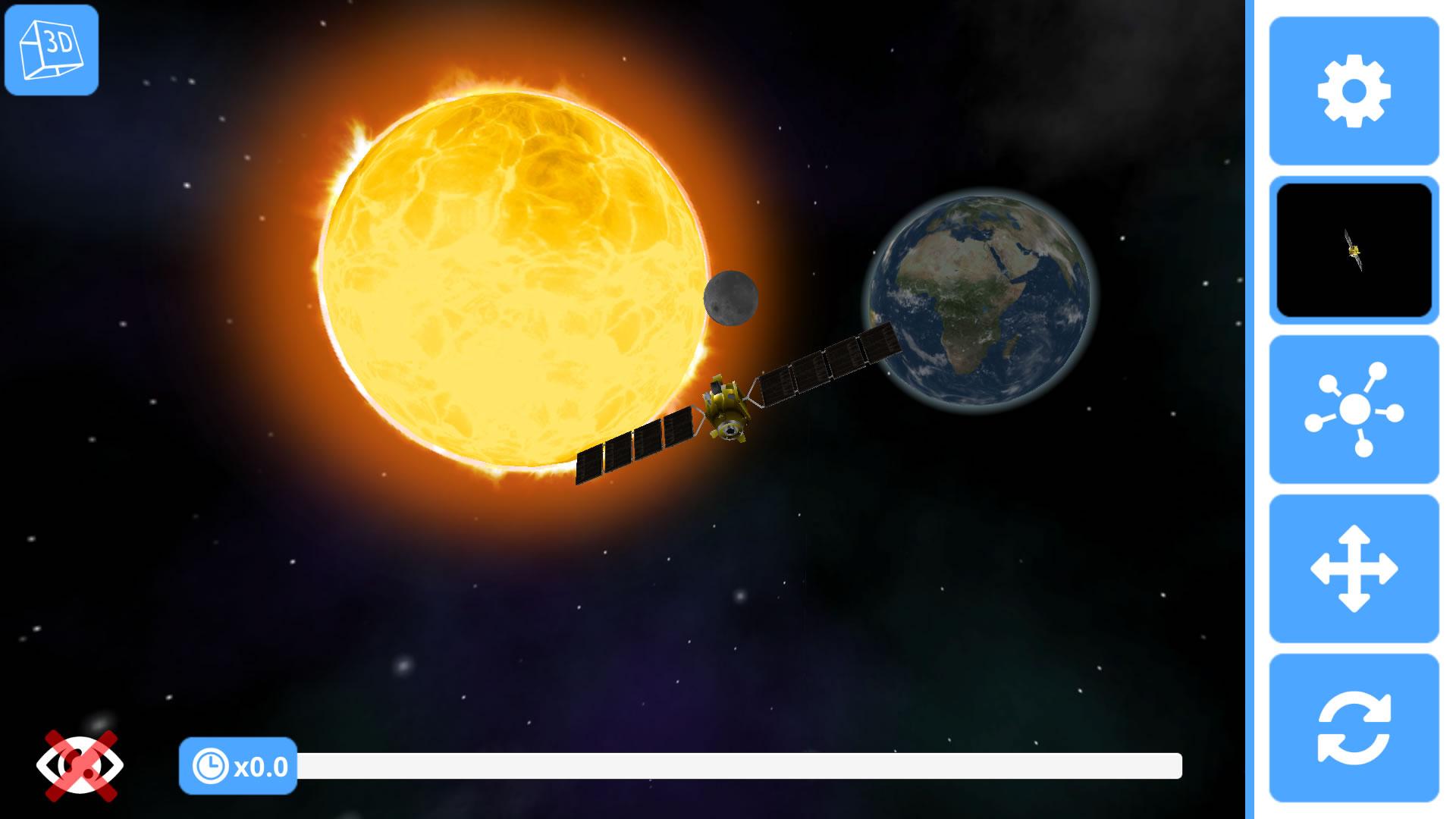 Android application Gravity Sim 3D screenshort