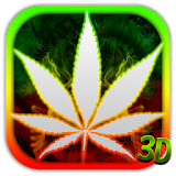 3D Green Leaf Smoke Theme icon