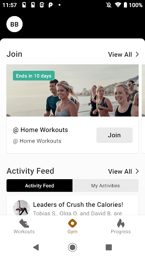 Vital & Fit Lounge Screen 2