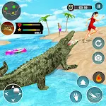 Cover Image of Herunterladen Animal Crocodile Attack Sim  APK