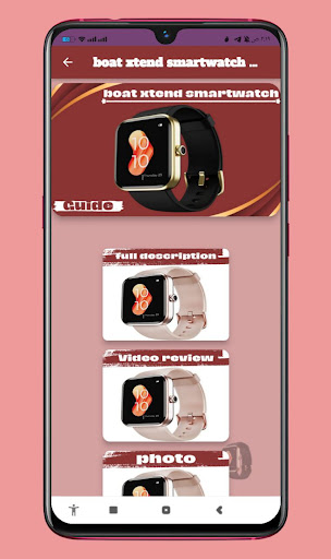 Boat Xtend SmartWatch Guide Screen 2