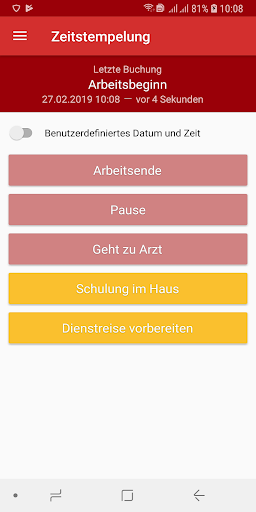 FillZeit+ Screen 3
