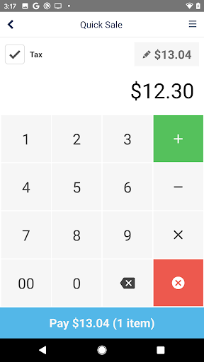 SkyLink POS Screen 2