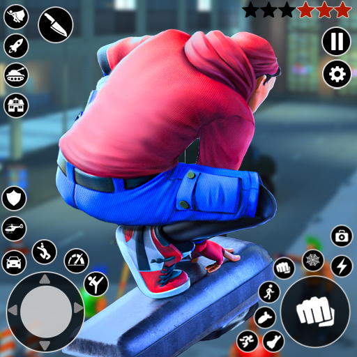 Spider Fighter Man Hero logo