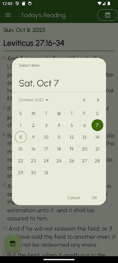 Bible In A Year Screen 3