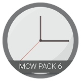 Material Clock Widgets - P6 icon