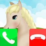Cover Image of Download fake call horse game care  APK
