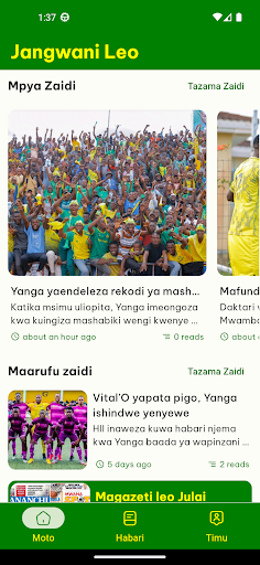Jangwani Leo - Yanga Sc News Screen 2